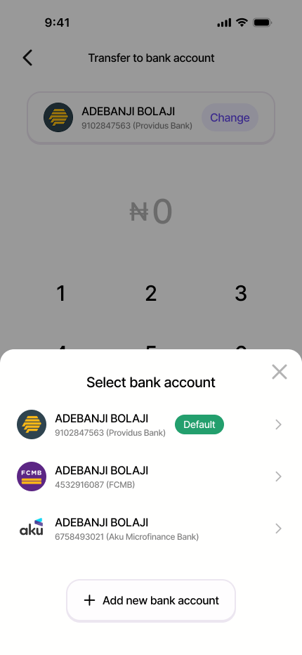 Fund Wallet Screen
